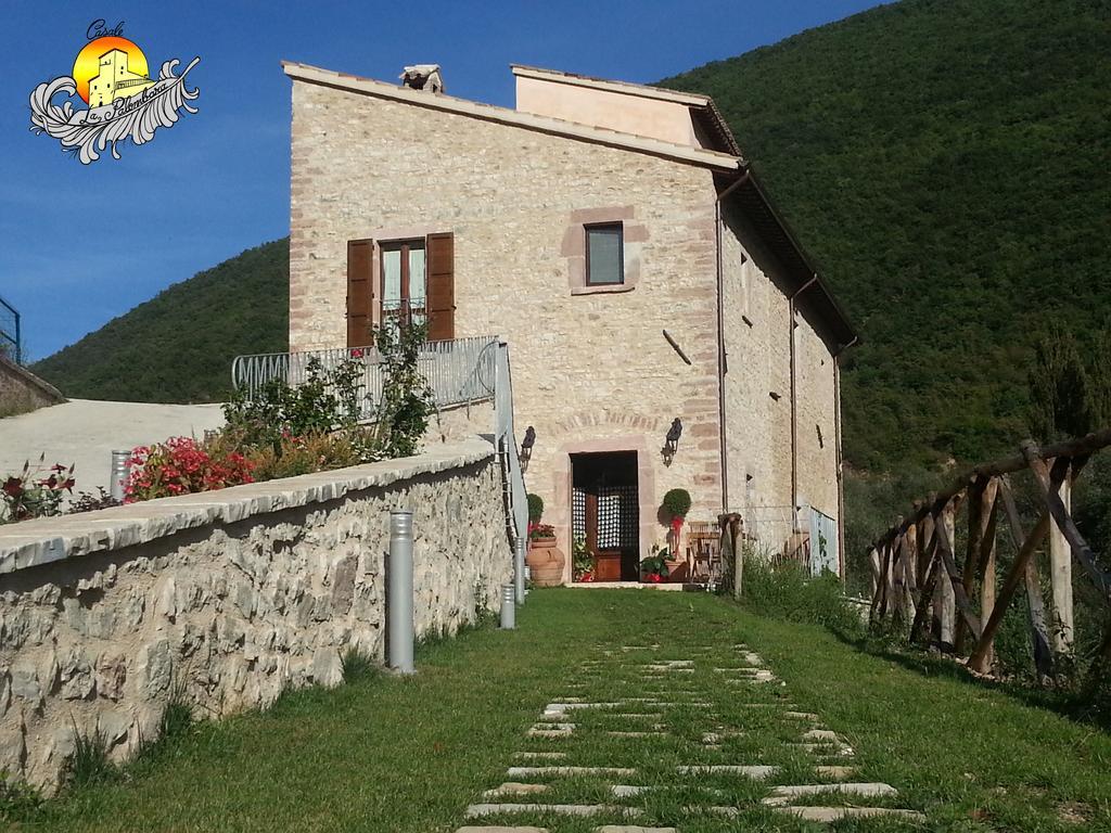 הוילה Cerreto di Spoleto Agriturismo Casale La Palombara מראה חיצוני תמונה